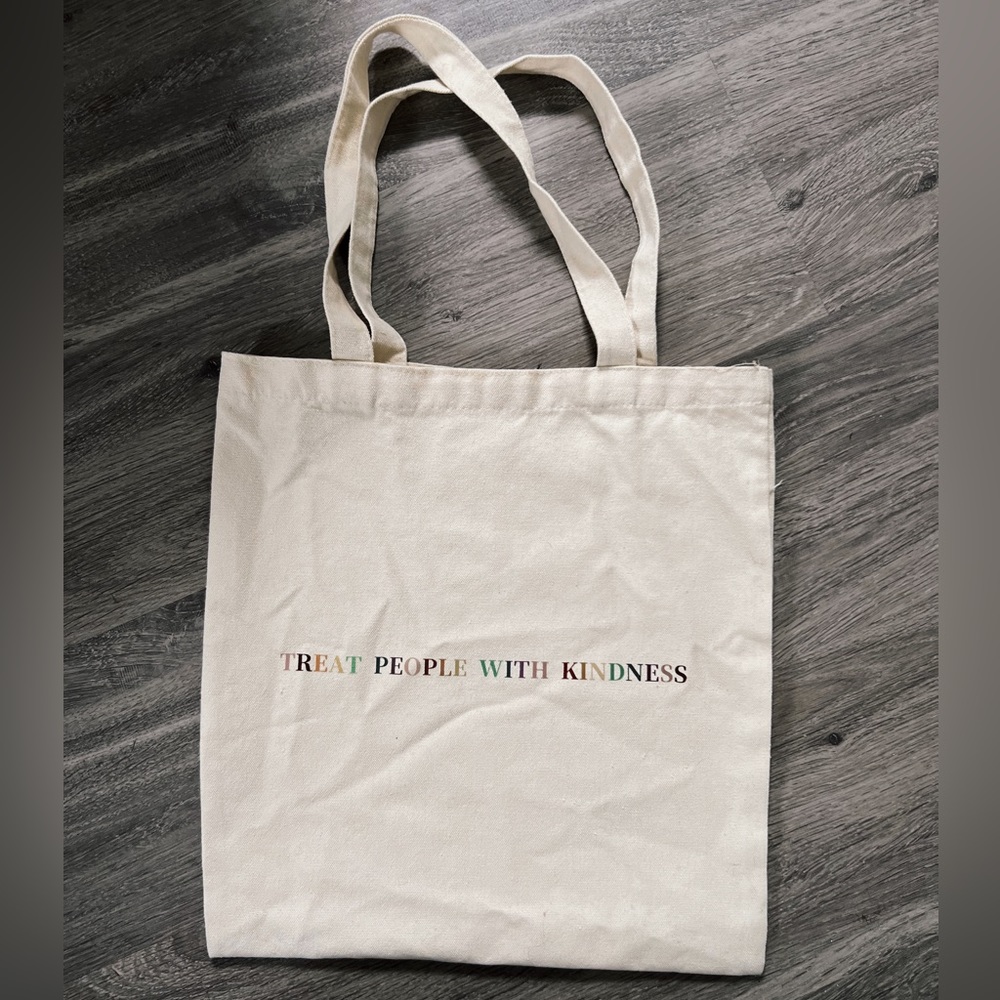 Treat People With Kindness Reusable Shopping Bag